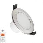 Beépíthető LED Fényforrás 7W 520lm 3000-6500K Ezüst IP44 - LDL163/SW