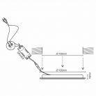 LED Panel 6W 410lm 2800K O120 IP20 - LPL111