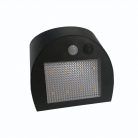 Napelemes LED Lámpa 3W 300lm 3000-4100K Fekete IP54 - LS025