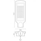 LED Utcai lámpa 30W 3800lm Természetes fehér 4000K IP65 - LSL321N