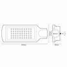 LED Utcai lámpa 50W 5000lm Természetes fehér 4000K IP65 - LSL322