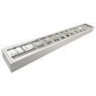 LED Féncső armatúra 2 x T8 / 1200 mm Fehér IP20 - TL301