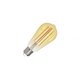   LED Filament Izzó 4,5W 400lm Meleg fehér 1800K Sárga E27 - ZFS101