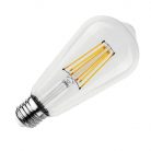 LED Filament Izzó 12W 1680lm Meleg fehér 3000K Áttetsző E27 - ZLF915