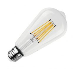   LED Filament Izzó 12W 1680lm Természetes fehér 4000K Áttetsző E27 - ZLF925