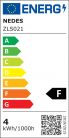 LED Izzó 3,5W 300lm Természetes fehér 4000K Opál E14 - ZLS021