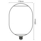 LED Filament Izzó 4W 100lm Meleg fehér 1800K Füst E27 - ZSF102