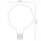 LED Filament Izzó 4W 250lm Meleg fehér 2000K Sárga E27 - ZSF117