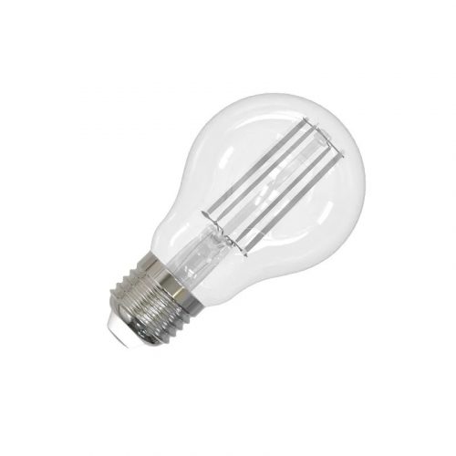 LED Filament Izzó 7,5W 840lm Meleg fehér 3000K Áttetsző E27 - ZWF101